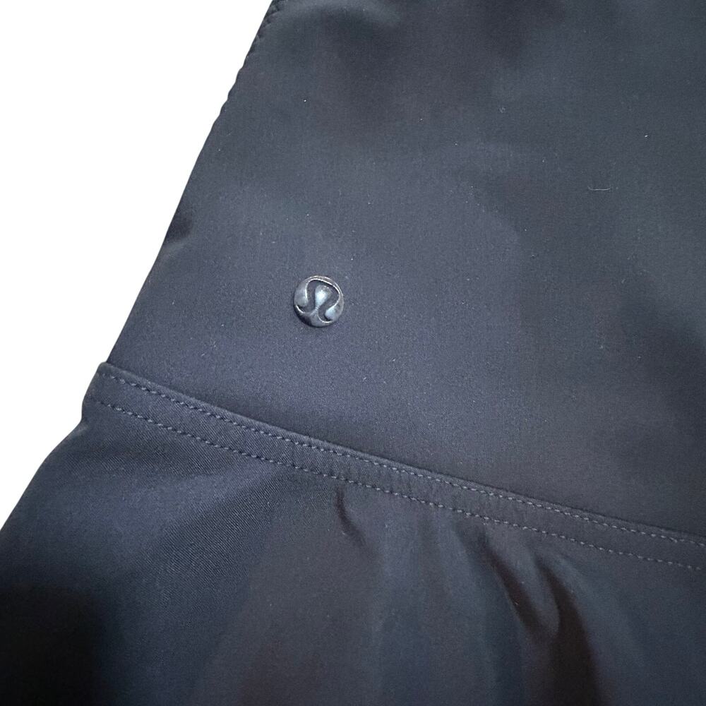 Lululemon "The Everyday Skirt" skirt sz 6 in black A-line w zipper discontinued - Picture 5 of 9